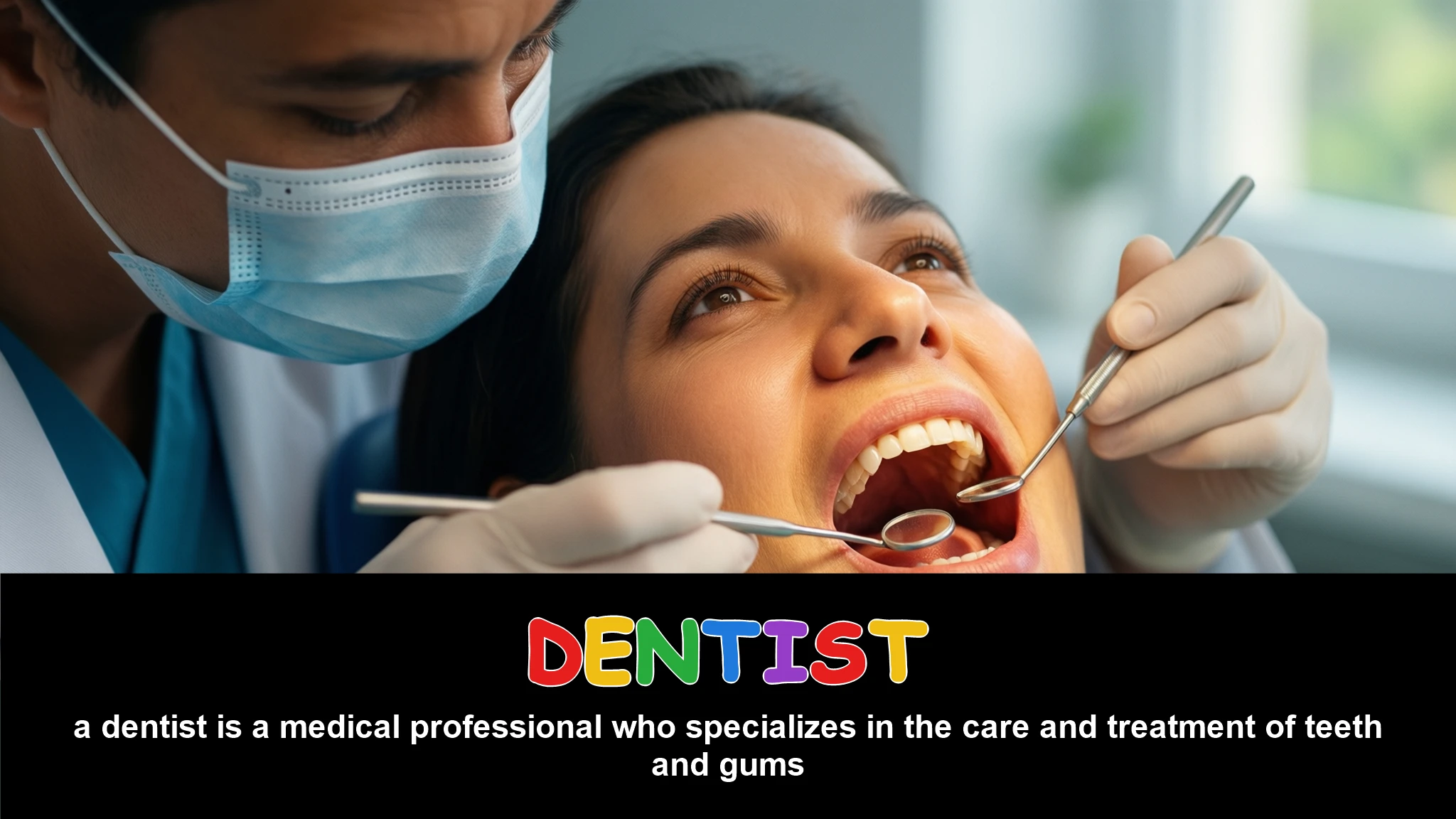 English Illustration for dentist